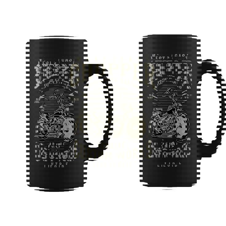 West Coast Chopper オートバイtシャツ コーヒーマグ
