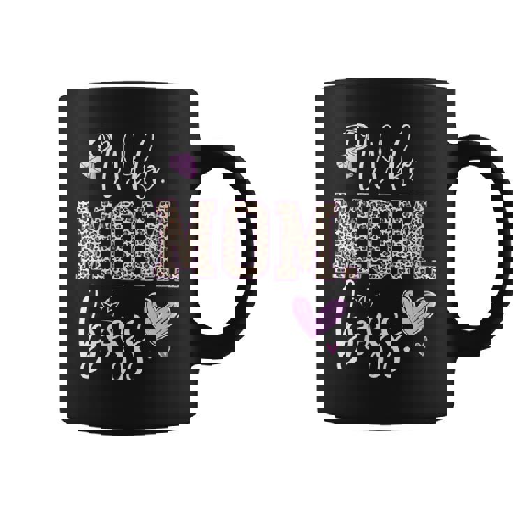 Wife Mom Boss For Mother's Day Leopard Mama Mommy Coffee Mug