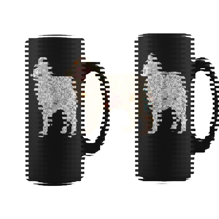 Wildflowers Australian Shepherd Aussie Dog Mom Mother's Day Coffee Mug