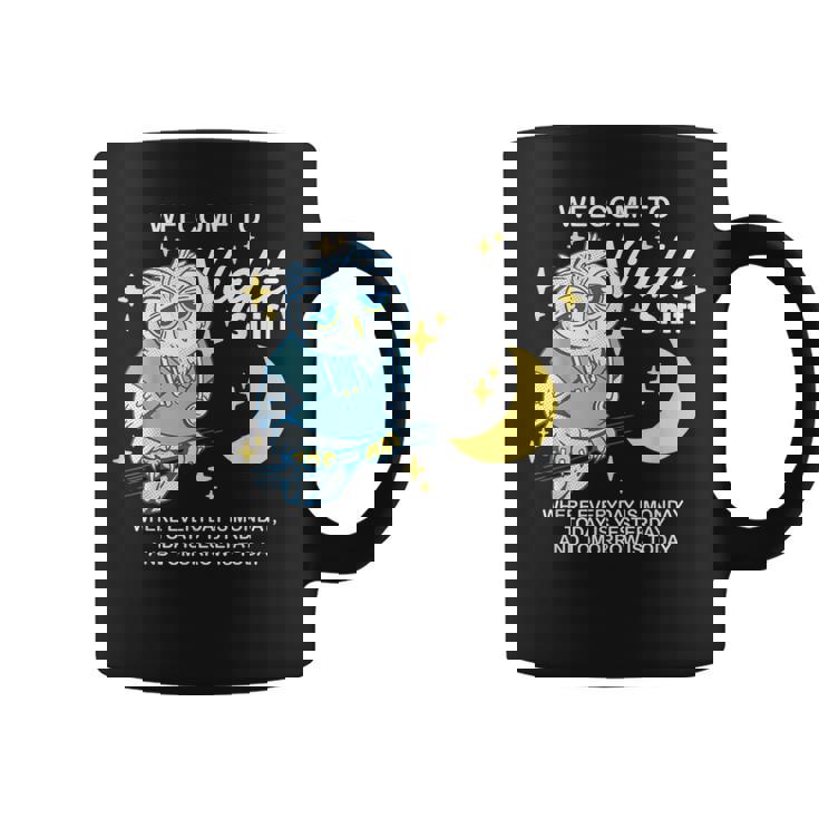 Willkommen Zur Nacht Arbeit Wo Jeder Tag Ein Monday Ist コーヒーマグ