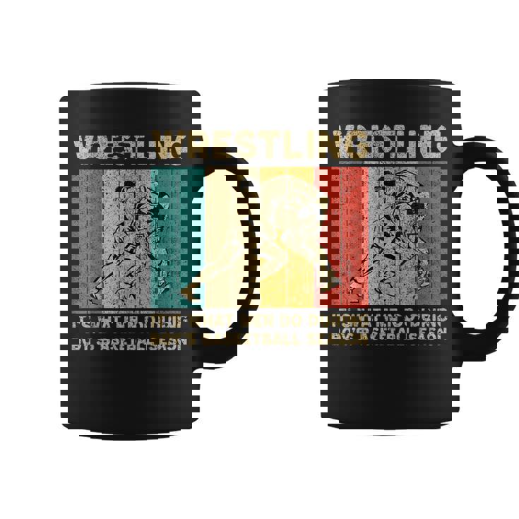 Wrestling It's What Do ビンテージレスリングレスラー コーヒーマグ