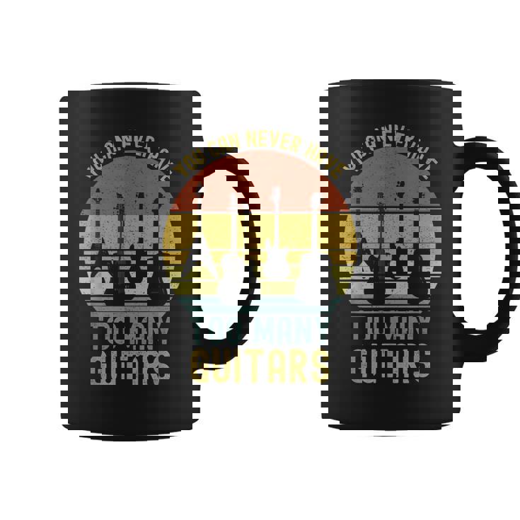 You Can Never Have Too Many Guitars シャツ ミュージック 面白い コーヒーマグ