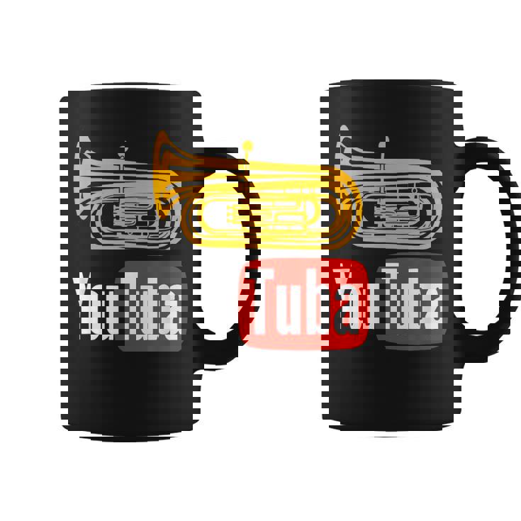 Youtuba おもしろ金管楽器 コーヒーマグ