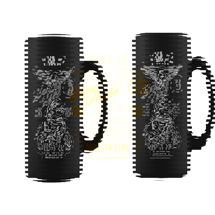 Yuma Az Usa アンティーク調スタイル オートバイデザイン コーヒーマグ