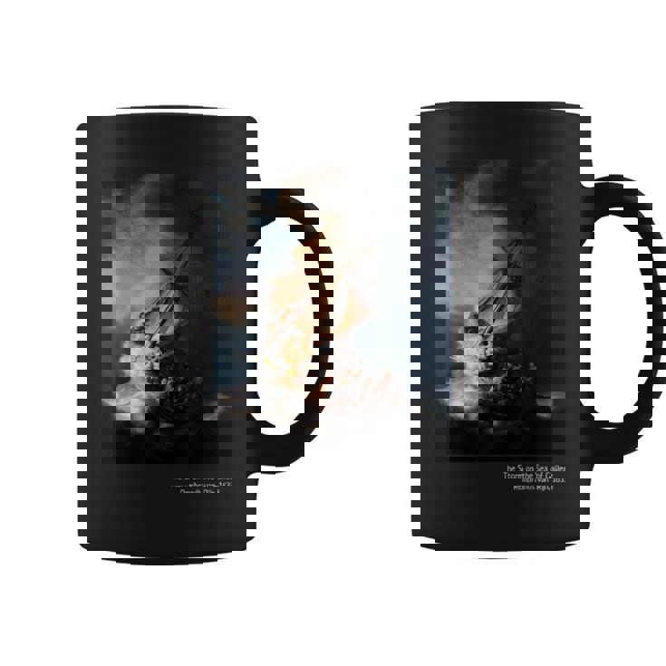 「Thetorm On Theea Of Galilee」ペイントアートtシャツ コーヒーマグ