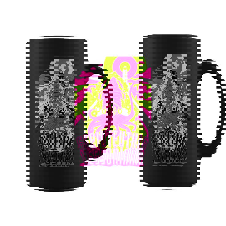 【アオリイカ】 海釣り イカ釣り ユニークイラスト アウトドア 【Sepioteuthis Lessoniana】 コーヒーマグ