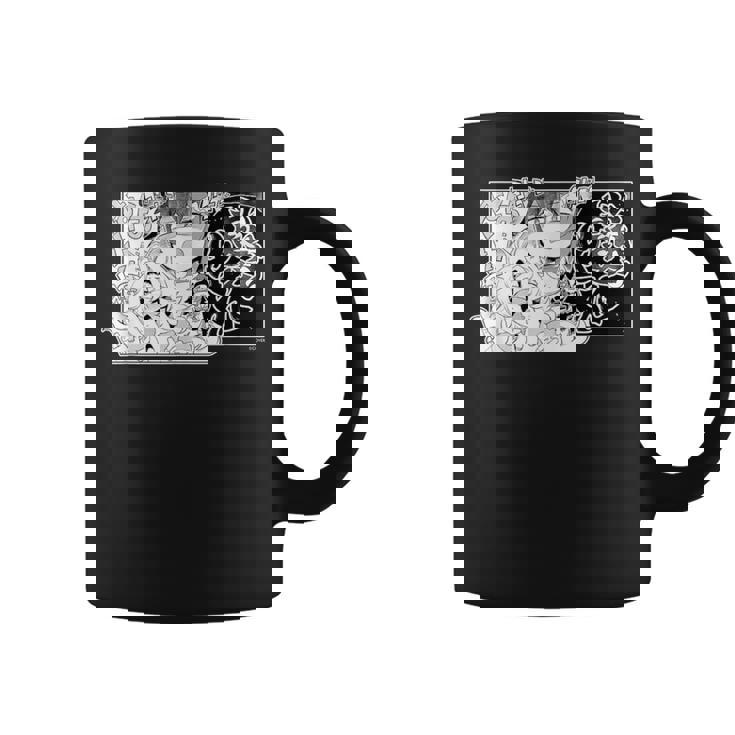 【大神ミオ】『ヤマト神想怪異譚』漫画コマtシャツ（本人セレクト 日本語） コーヒーマグ