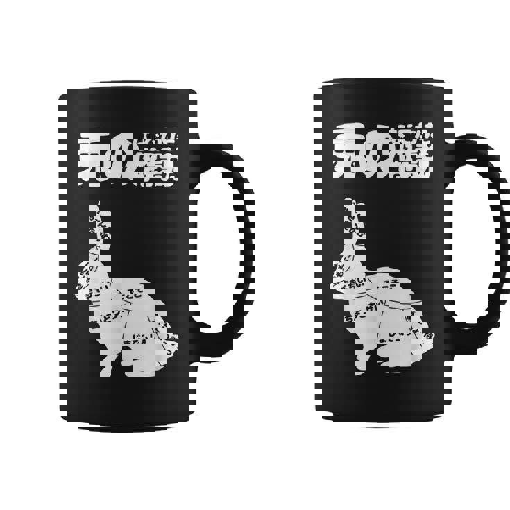 うさぎの撫で方解説 ウサギ好き うさぎ好き うさぎの飼い主 おもしろ うさぎ 兎 コーヒーマグ