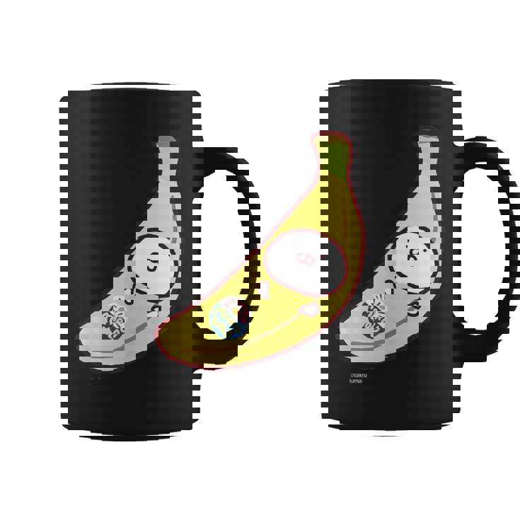 うさまるバナナまる ダークカラー コーヒーマグ