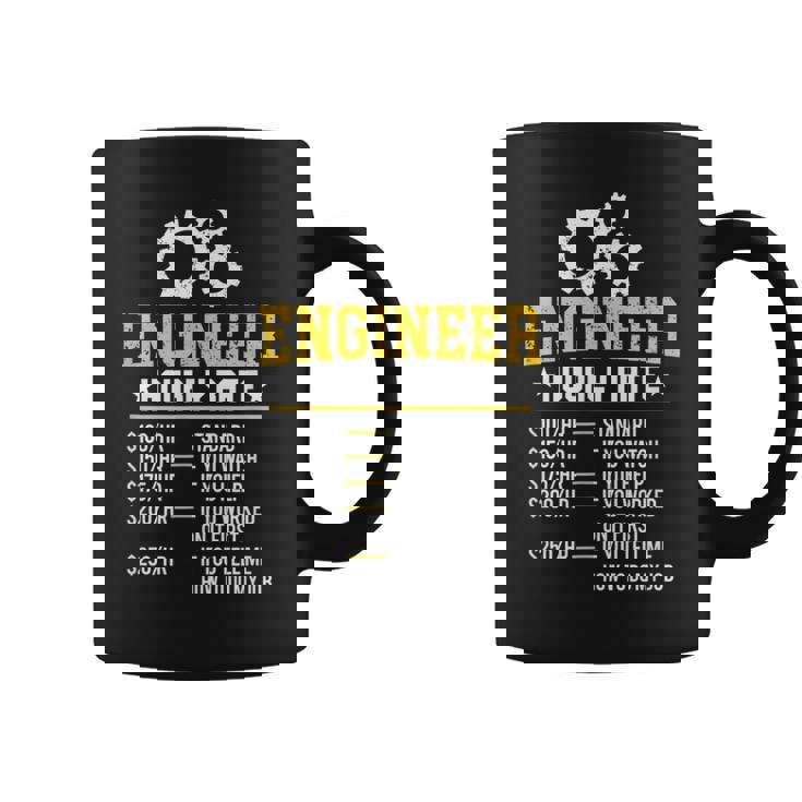 おかしいエンジニア時給工学設計労務レート コーヒーマグ