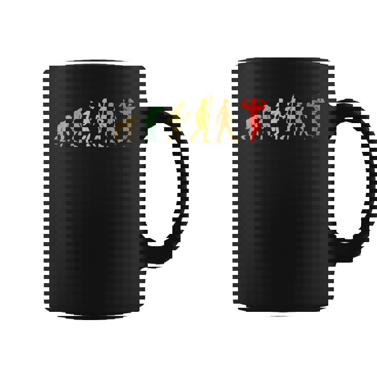 おかしいボディビル進化プレゼントヴィンテージボディビルダー コーヒーマグ