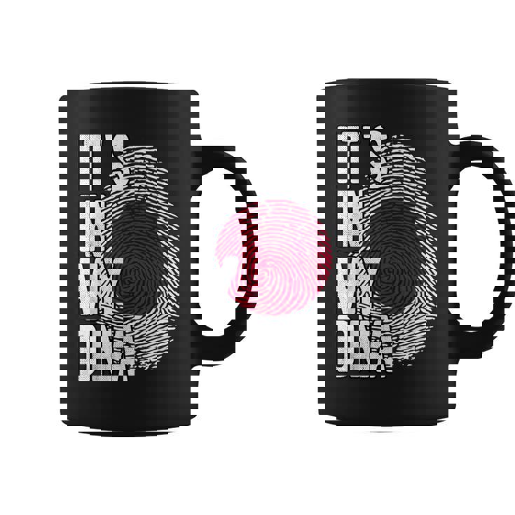 おかしな It's In My Dna 日本国旗 指紋 コーヒーマグ