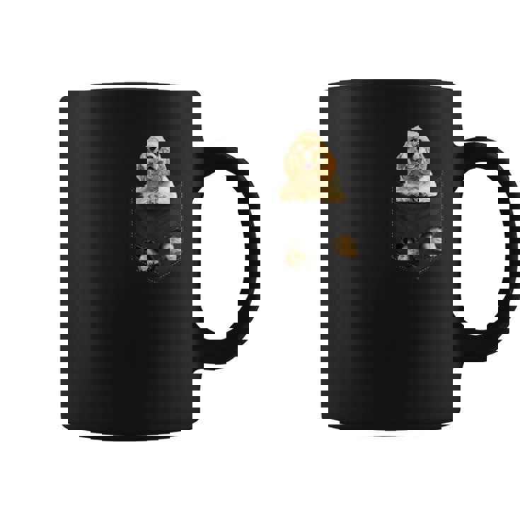 おかしなアメリカンコッカースパニエル犬ポケット犬愛好家 コーヒーマグ