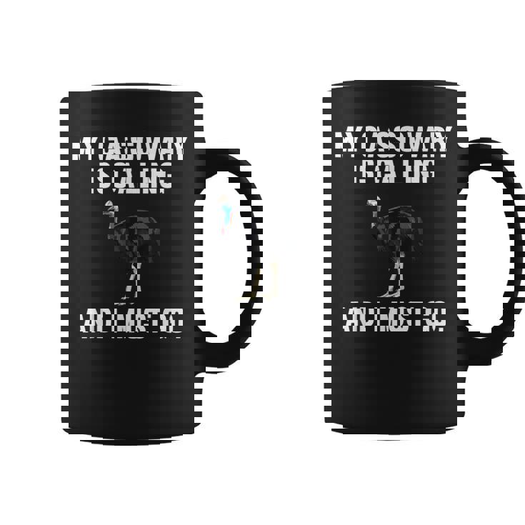 おもしろい俺のヒクイドリが呼んでるし、私は鳥に行かな コーヒーマグ