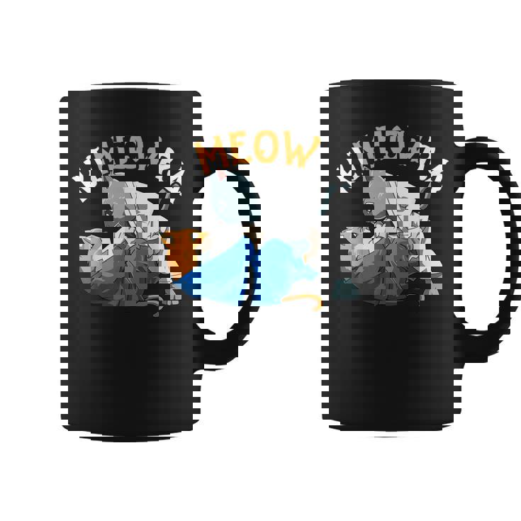 おもしろい柔術猫 柔術愛好者 柔術猫 コーヒーマグ