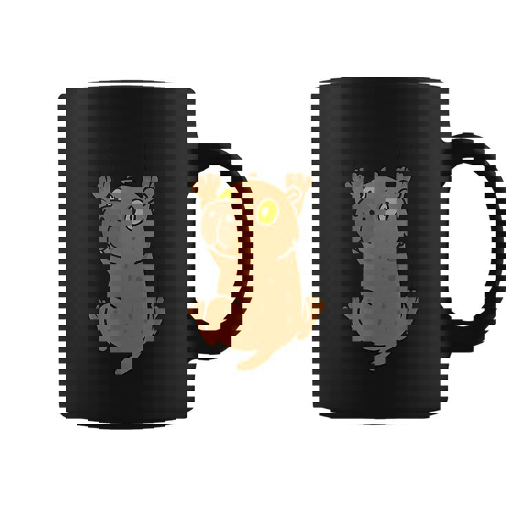 おもしろカピバラ ぶら下げ 傷 ママ パパ キッズ コーヒーマグ
