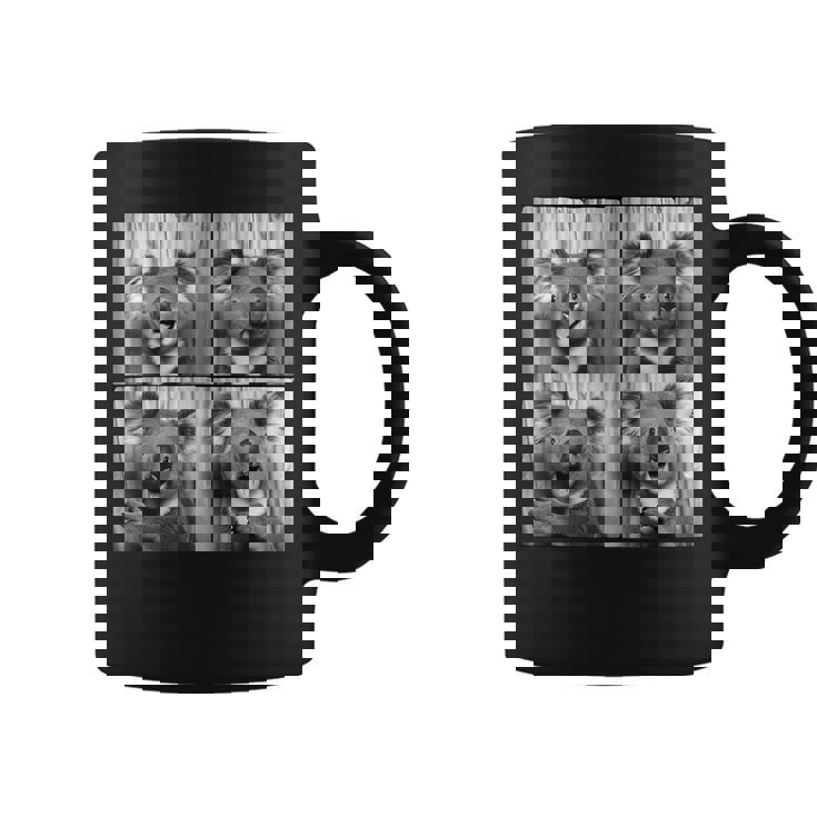 おもしろコアラ顔笑いコアラ動物写真かわいいコアラ コーヒーマグ