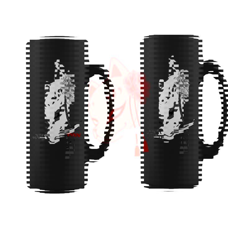 かたな付きキツネマスク コーヒーマグ