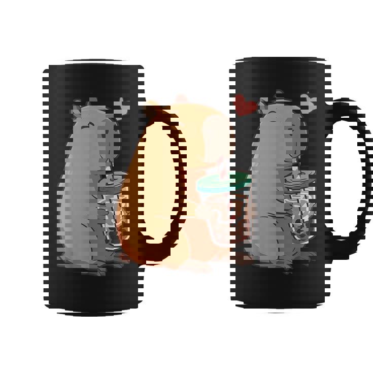 かわいい カピバラ ドリンク バブルティー カワイイ Capy Lover キッズ ガールズ コーヒーマグ