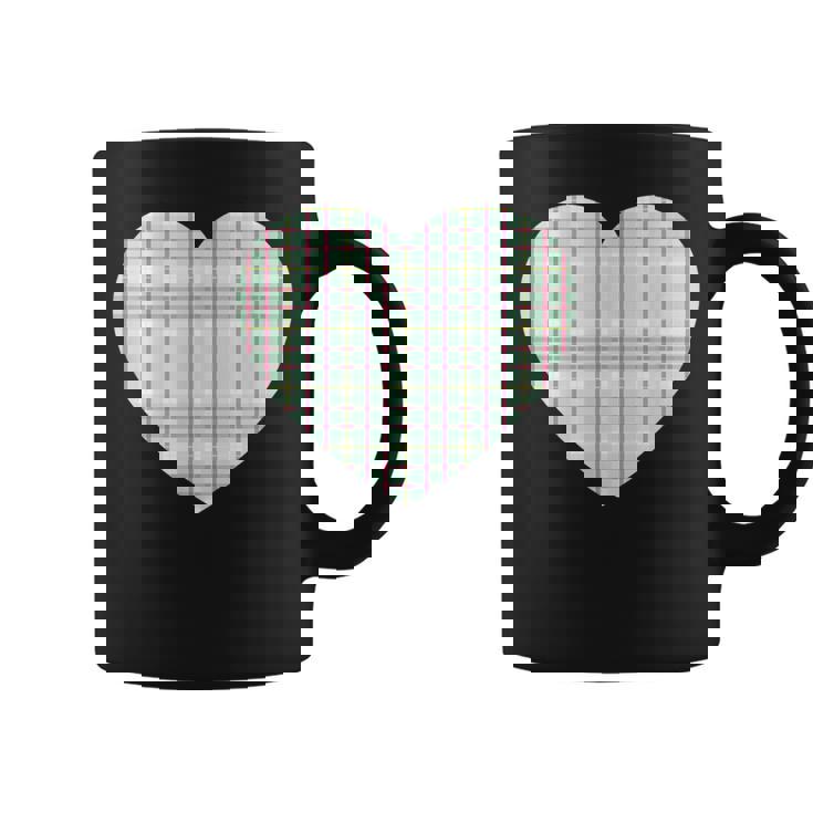 かわいい レトロ チェック柄 ギンガム柄 ミニマリスト コーヒーマグ