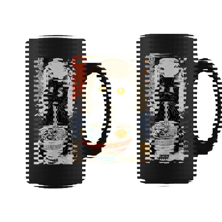 かわいい 猫 食べる ラーメン 麺 面白い アニメ コーヒーマグ