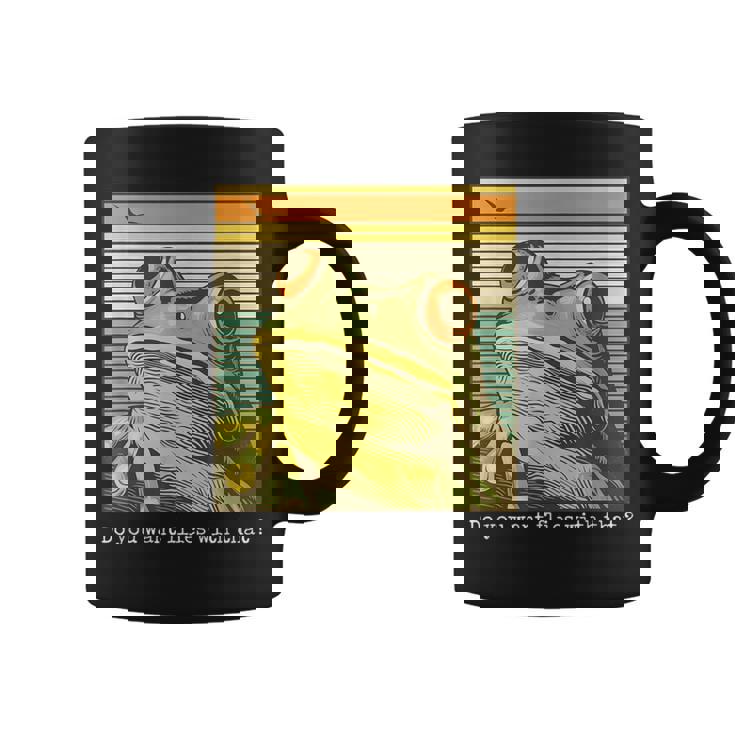 かわいい 面白い レトロ カエル コーヒーマグ