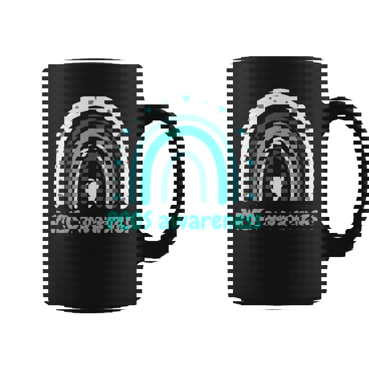 かわいいpcos啓発ボヘミアンレインボーpcosサポート。 コーヒーマグ