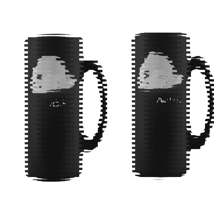 かわいいアザラシ、ノザラシ、面白 コーヒーマグ