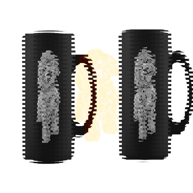 かわいいコッカプー 犬 イラスト コッカプー オーナー ラブ コーヒーマグ