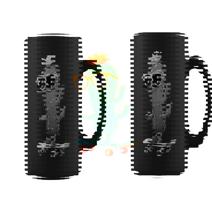 かわいいサボテン スケートボード カッコいい サボテン コーヒーマグ