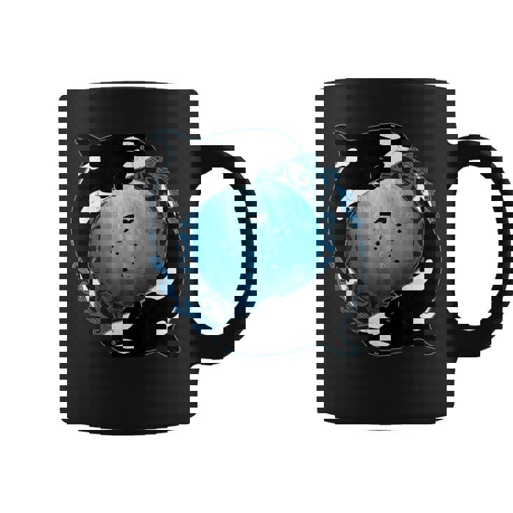 かわいいシャチキラークジラ コーヒーマグ