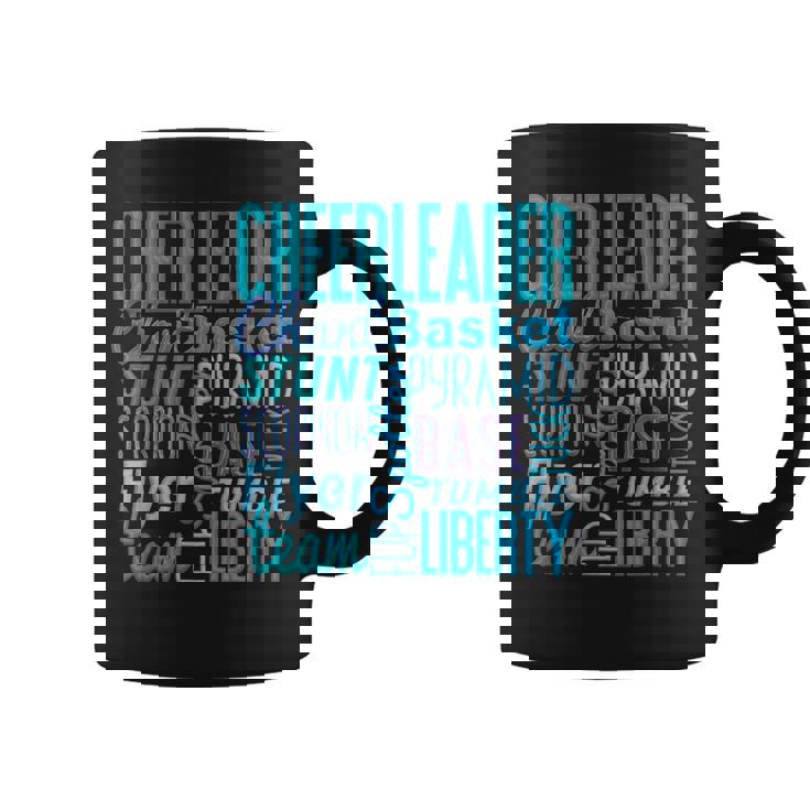 かわいいチアリーダーギフト ブルーチアムーブ チアリーディングコーチ コーヒーマグ