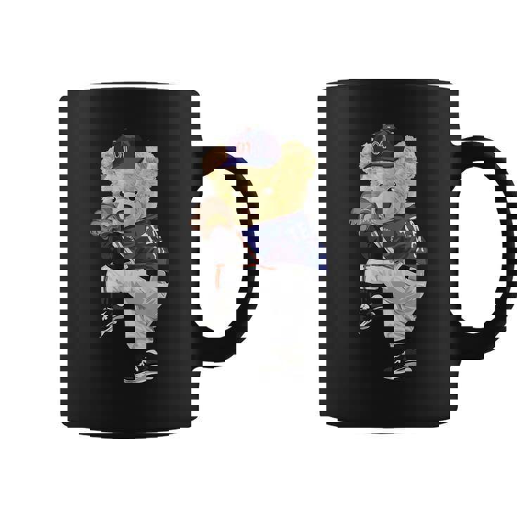 かわいいテディベア 野球ジャグ スウェットシャツ コーヒーマグ