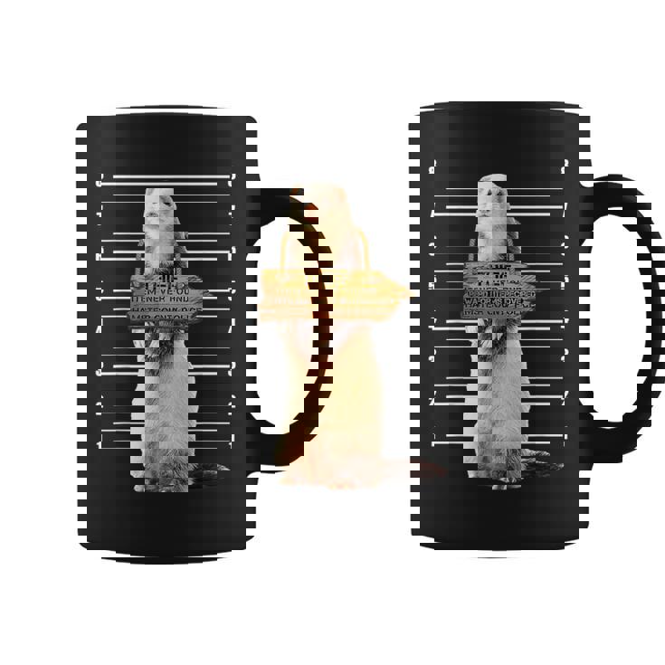 かわいいフェレット泥棒 面白い動物 コーヒーマグ