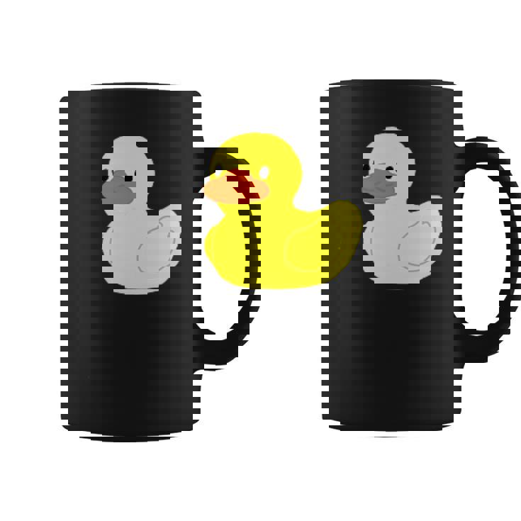 かわいいラバーダックイエローグラフィックかわいいラバーダック コーヒーマグ