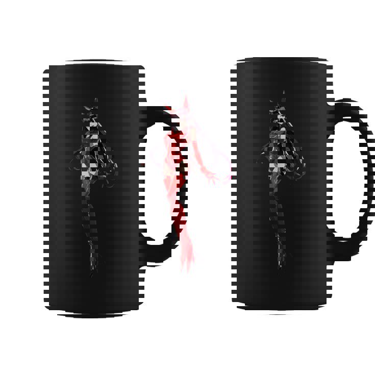 かわいい和風和風赤と黒 コーヒーマグ