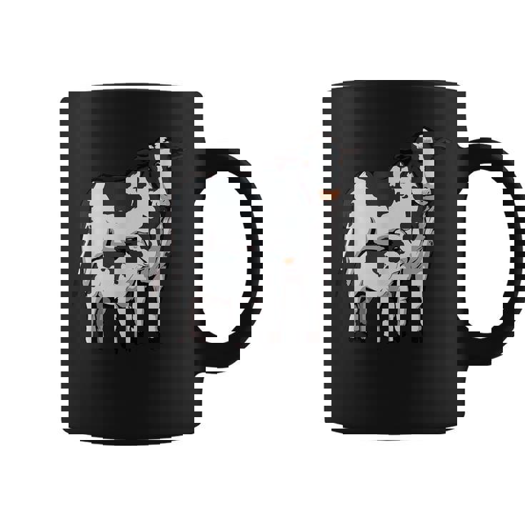 かわいい牛の絵 牛のアート 子牛 牛 母牛 コーヒーマグ