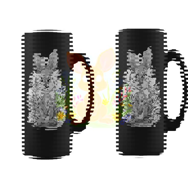 かわいい花カンガルー。 コーヒーマグ