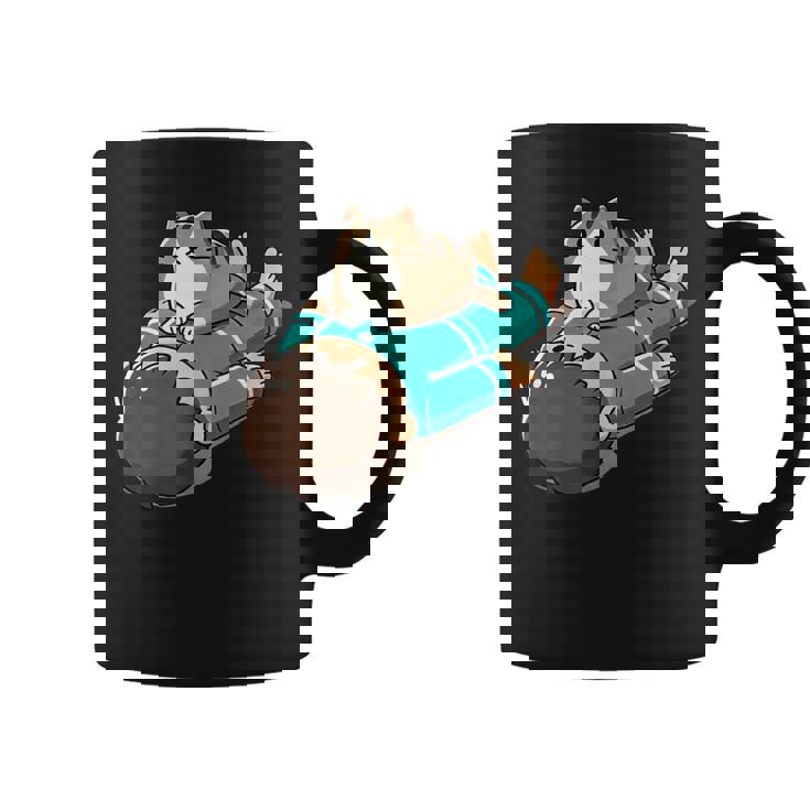 くつろぐ猫 Relaxing Cat コーヒーマグ