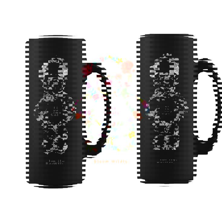 くま やさしい春 美しさのかたち シンプルに咲こう 私らしく コーヒーマグ