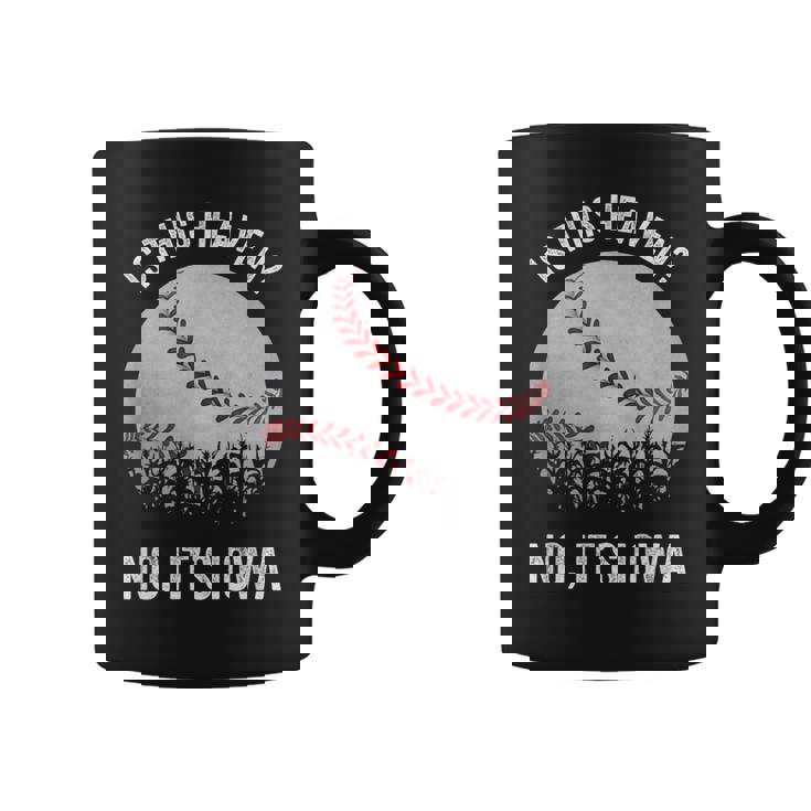 ここは天国か？アイオワ・ビンテージ・ベースボール・コーン・フィールズ コーヒーマグ