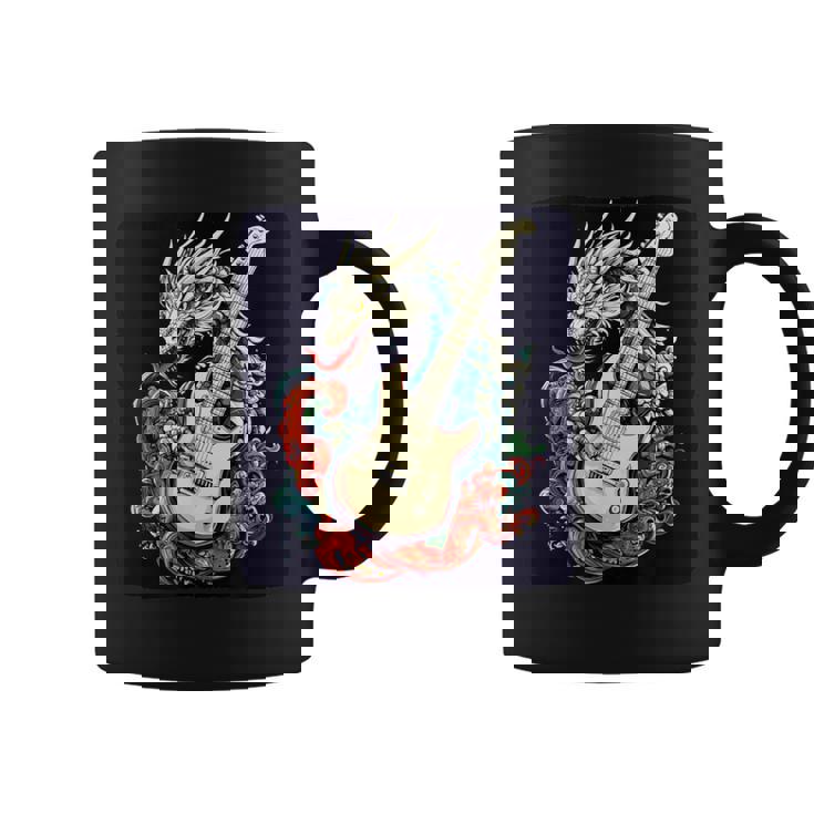 このドラゴンギターステートメントでステージをライトアップ。 コーヒーマグ