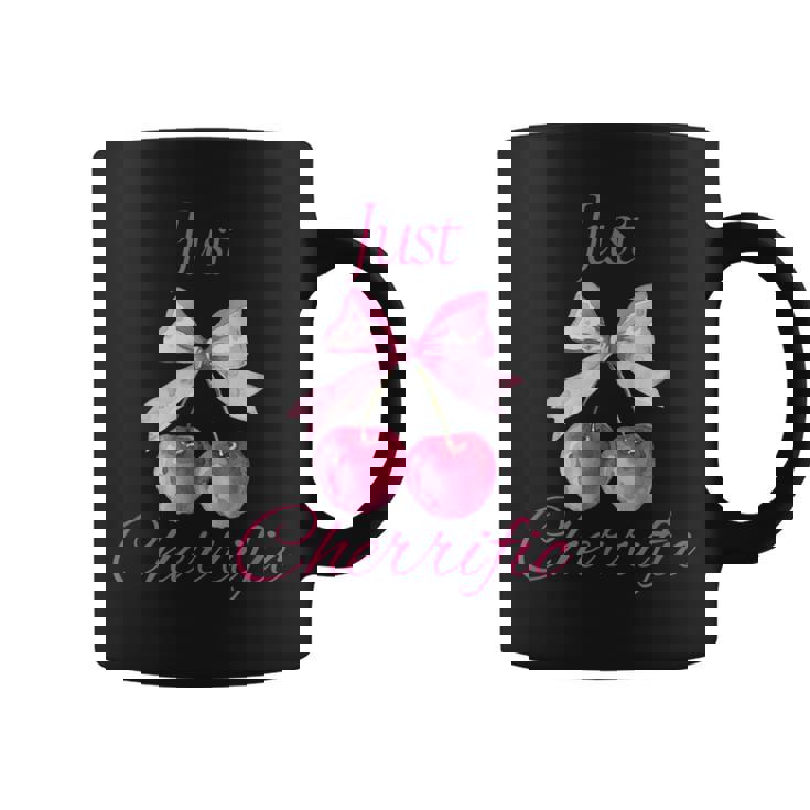 さくらんぼ かわいいチェリーピンクチェリー コーヒーマグ