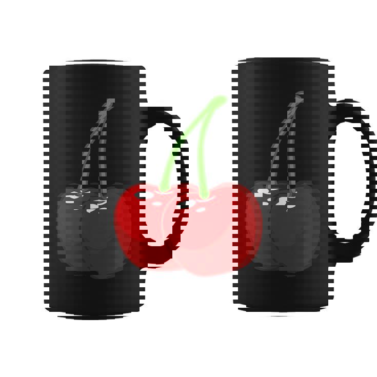 さくらんぼ2本 コーヒーマグ