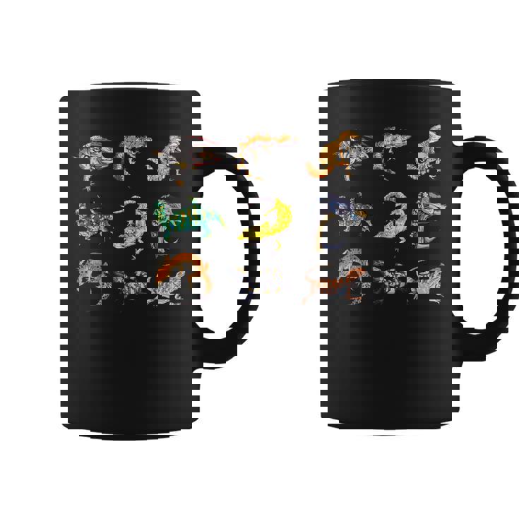 さまざまな種類のトカゲ 男の子 キッズ 女の子 教育 トカゲ コーヒーマグ