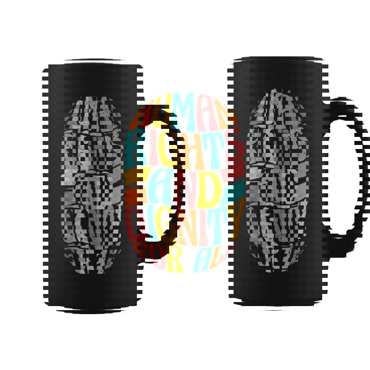 すべての人に人権と尊厳を コーヒーマグ