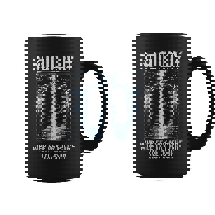 すべての写真が物語を語る放射線科医 コーヒーマグ