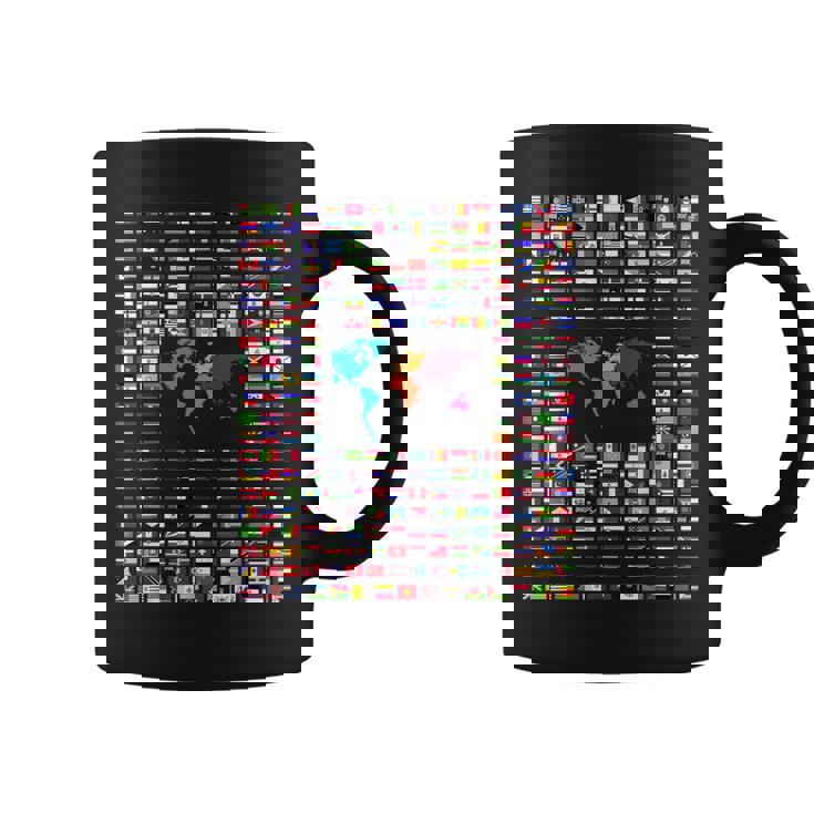 すべての国 世界の国旗 287 国旗 国際 コーヒーマグ