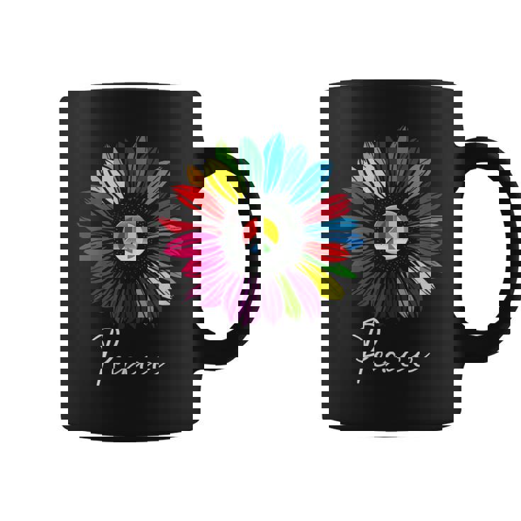 すべての愛する人々に平和 陽気なデザイン コーヒーマグ