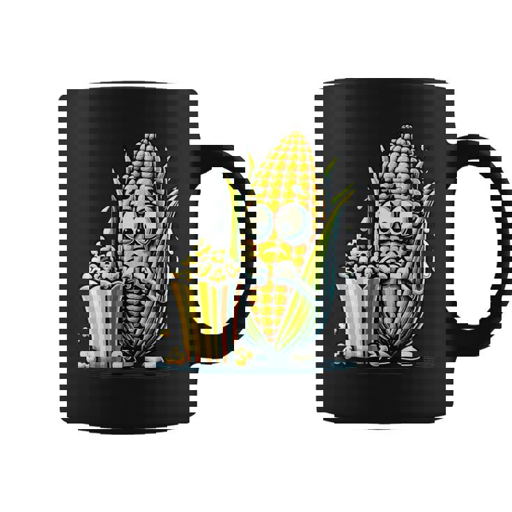 とうもろこしとポップコーンのキャラクター コーヒーマグ